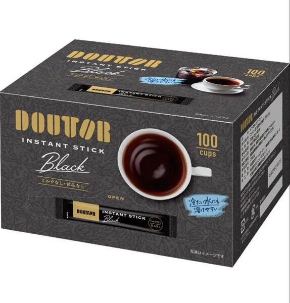 ドトールコーヒー DT インスタントSブラックAG 2g×100P インスタントコーヒー 賞味期限2026年12月