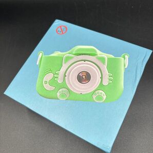 子供用デジタルカメラ グリーン 新品未使用未開封品 キッズカメラ 日本語説明書付き