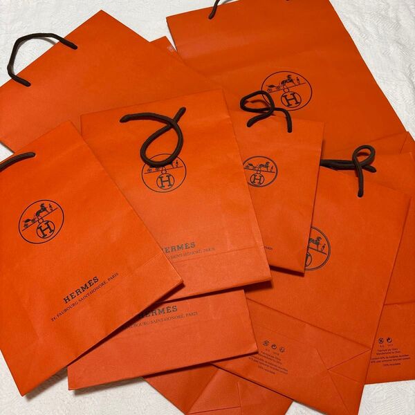 HERMES エルメスショッパー袋 エルメス紙袋11枚 ショップ袋