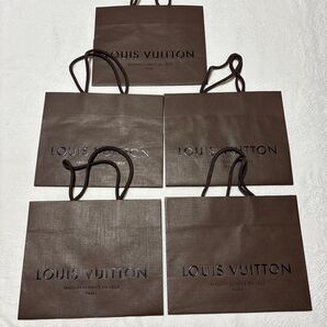 LOUIS VUITTON ルイヴィトン ショッパー5枚 紙袋 ショップ袋