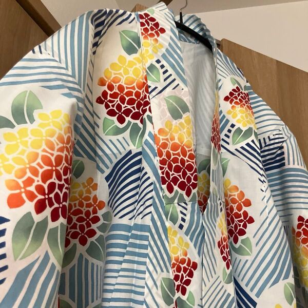 浴衣 朝顔 青 爽やか