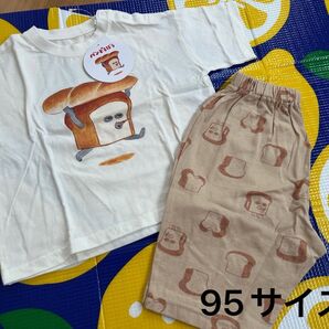 柴田ケイコ パンどろぼう 半袖 パジャマ 95サイズ