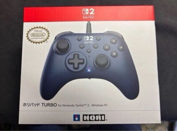 ホリパッド TURBO for Nintendo Switch2 ネイビー