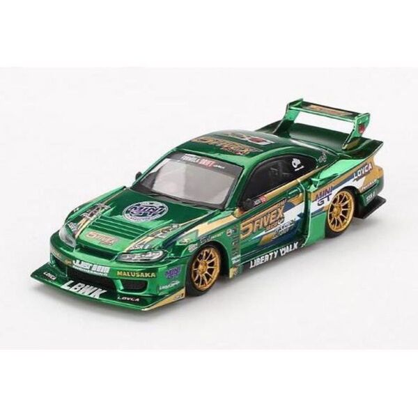 1/64 緑 シルビア 2024 スーパーシルエット mini gt (Y211