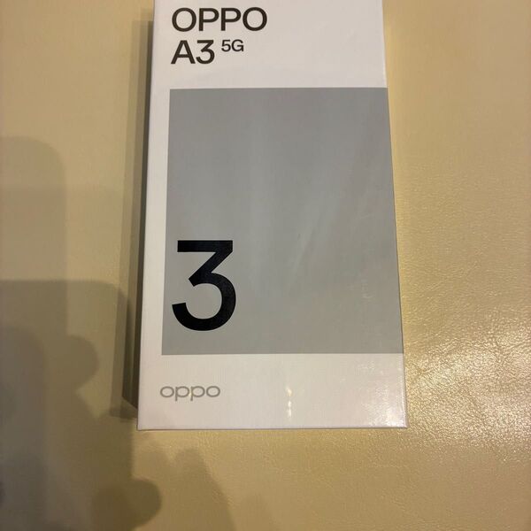【新品 未開封】 OPPO A3 5G パープル 128GB SIMフリー