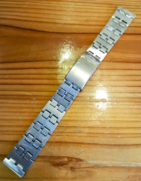 腕時計 ベルト ステンレスバンド シルバー色 幅18mm 中古品
