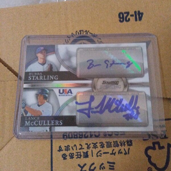 topps mlb 2012 ランス・マッカラーズ・ジュニア 直筆サイン