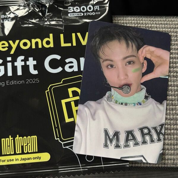 Beyond LIVE Gift Card NCT DREAM マーク トレカ