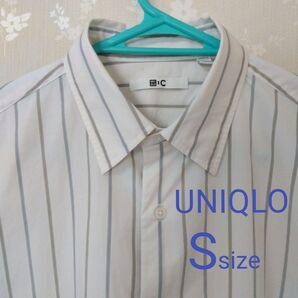 ユニクロ UNIQLO 長袖シャツ ストライプ長袖シャツ カジュアルシャツ