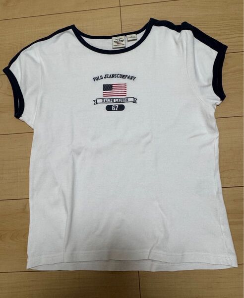 POLO JEANS COMPANY RALPH LAUREN Tシャツ ポロジーンズ レディース Tシャツ Lサイズ