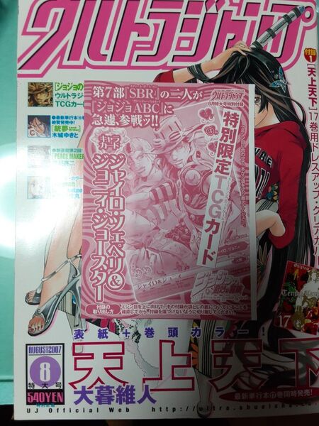 ジョジョの奇妙な冒険 特別限定TCGカード 付録