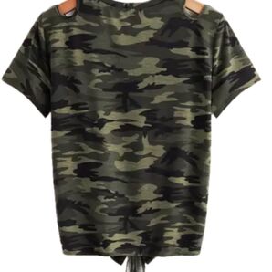 迷彩 半袖Tシャツ S