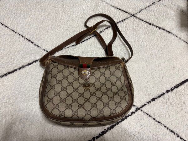 GUCCI ショルダーバッグ オールドグッチ GG柄
