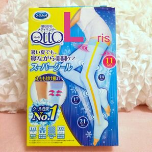 L スーパークール フルレッグ 寝ながらメディキュット 着圧ソックス 加圧レギンス フットケア 夏用 ルームソックス サポーター