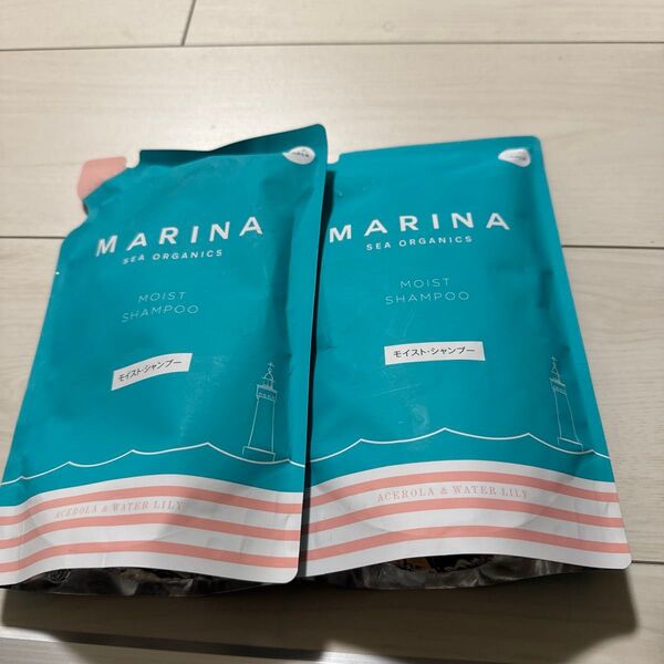 LIFELONG マリーナ シーオーガニック モイスト シャンプー 詰め替え 400ml 値下げ可能 二つ