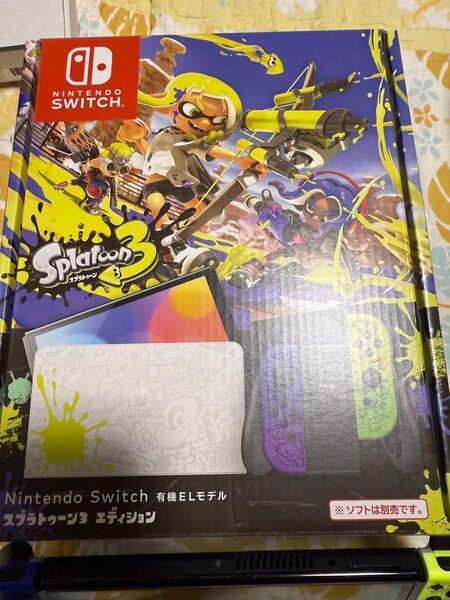 Nintendo Switch 有機ELモデル スプラトゥーン3エディション長期保証あり 美品 オンライン券付(ファミリー)