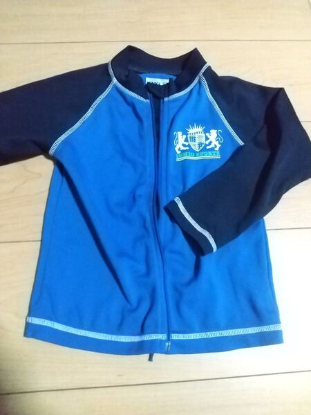 IGNIO SPORTS ラッシュガード 水着 上着 長袖 男の子 男子 100cm キッズ プール ネイビー 青