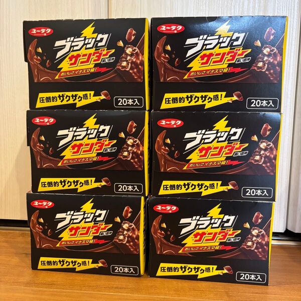 まとめ売り ブラックサンダー 6箱 120本