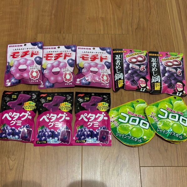 グミ 10袋セット モチド ペタグーグミ コロロ 忍者めし鋼