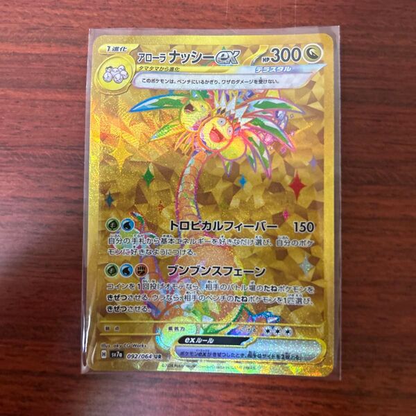 ポケモンカード アローラナッシーexUR