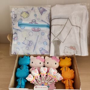ハローキティ★洗濯はさみ+ネット