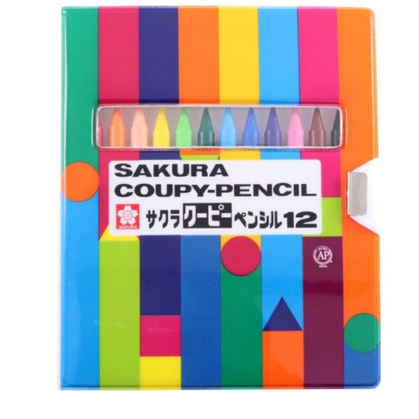 サクラクレパス クーピー ペンシル 12色 ソフトケース入り 新品 未使用