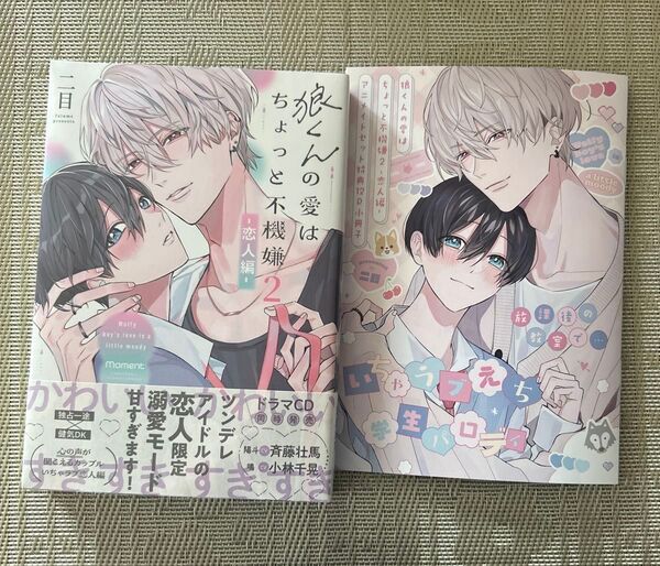 狼くんの愛はちょっと不機嫌2-恋人編- アニメイト小冊子 ペーパー付き