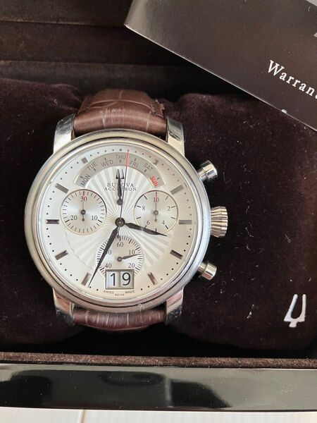 BULOVA ACCUTRON クロノグラフ 腕時計【型番:63C108】 クオーツ