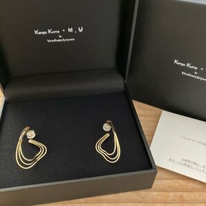 美品 ヴァンドーム青山 K10 Tunnel ピアス 隈研吾