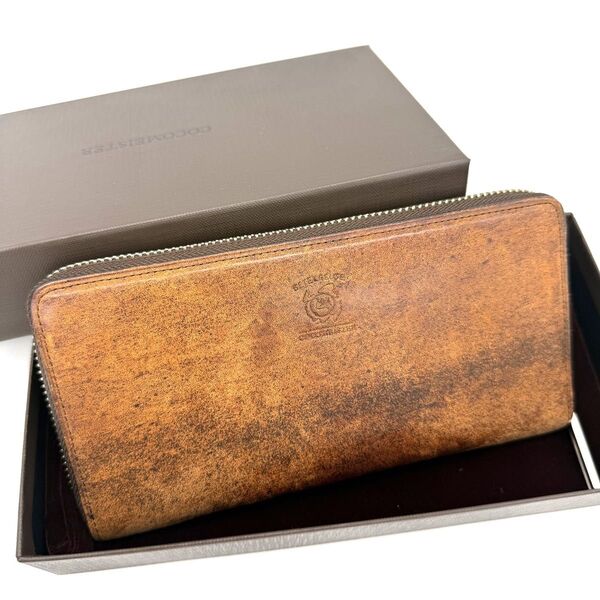 ★極美品★COCOMEISTER ココマイスター ベテルギウス ラウンドジップ 長財布 ブラウン 箱付き