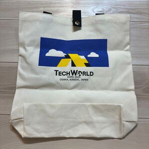 大阪・関西万博 ロゴ入りトートバッグ ベージュ テックワールド