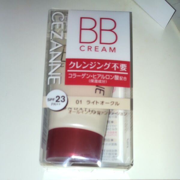 セザンヌ BBクリーム 01 ライト オークル 40g ×1個