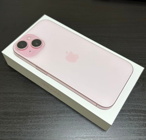 【訳あり】iPhone15 ピンク 128GB SIMフリー