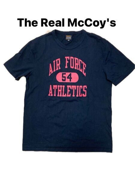 The Real McCoy's リアルマッコイズ Tシャツ AIR FORCE 54 ATHLETICS サイズ L (40)