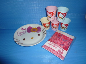 a* unused * not for sale *2015 year mistake doHELLO KITTY Hello Kitty curry plate 20.5cm. PET bottle case other 3 point 