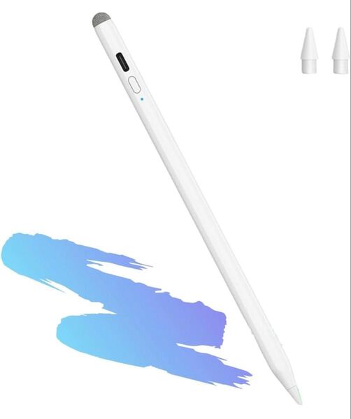 タッチペン iPad用ペンシル 傾き感知 誤作動防止 apple pencil互換 超高精度 極細アップルペンシル互換 急速充電