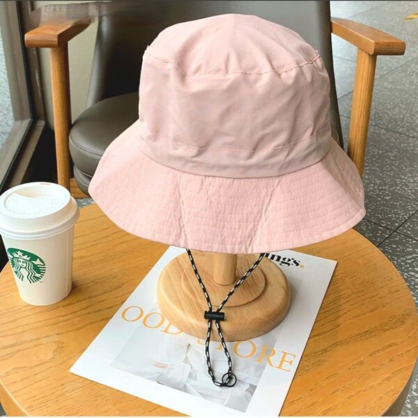 コンパクト 収納 ハット ピンク 折りたたみ 帽子 撥水加工 UVカット 男女兼用 アウトドア オールシーズン サファリハット