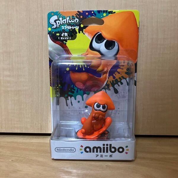 amiibo イカ オレンジ スプラトゥーンシリーズ アミーボ 新品 未開封