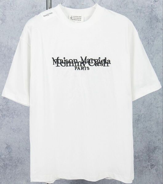 Maison Margiela メゾンマルジェラ ロゴTシャツ ホワイト半袖