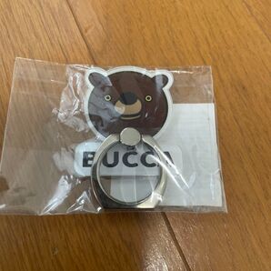BUCCA スマホリング くま 未使用