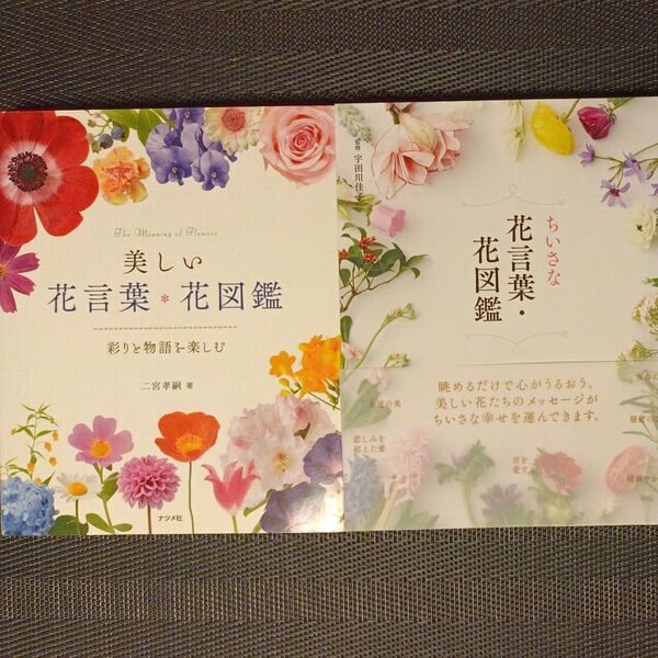 美しい花言葉・花図鑑 彩りと物語を楽しむ 二宮孝嗣/著 ちいさな花言葉・花図鑑 宇田川佳子