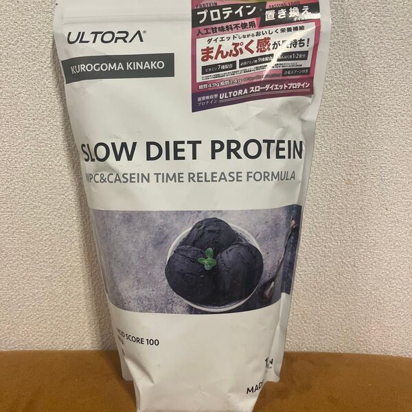 ウルトラ スローダイエットプロテイン 黒ゴマきなこ風味 1kg