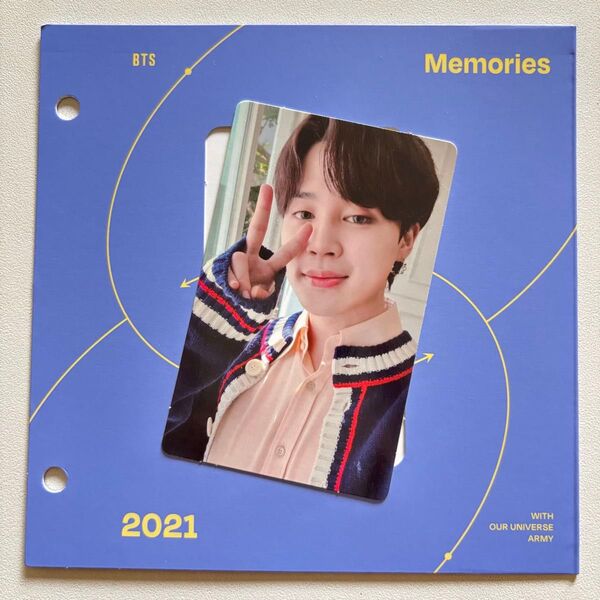 【公式】BTS JIMIN トレカ memories of 2021 ブルーレイ メモリーズ ジミン 台紙付き
