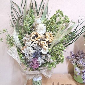 ドライフラワースワッグ ナチュラルスワッグ 開店祝い swag 初夏スワッグ プレゼント 父の日 新築祝い クラッチブーケ