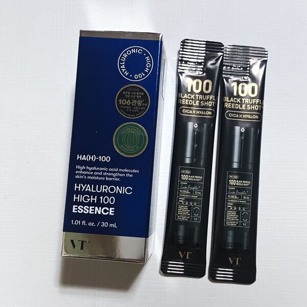 【サンプル付き】【新品未開封】VT ヒアルロニック ハイ 100 エッセンス 30ml 美容液