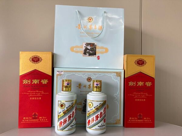 【専用4本】貴州茅台酒 マオタイ酒 干支 卯 MOUTAI 茅台 茅台酒 五粮液 wuliangye 剣南春 五粮液 中国酒 古酒