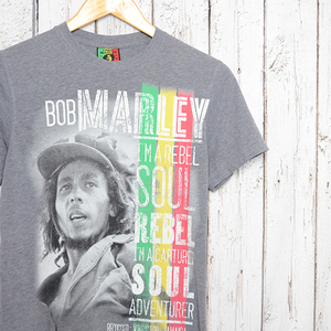 GS8937 ボブマーリー BOB MARLEY Tシャツ S 肩幅42 レゲエ メール便可 xq