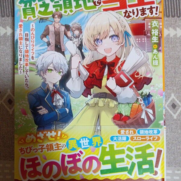 同封200円引き 転生少女は貧乏領地で当主になります! (ベリーズファンタジー) 衣裕生/著