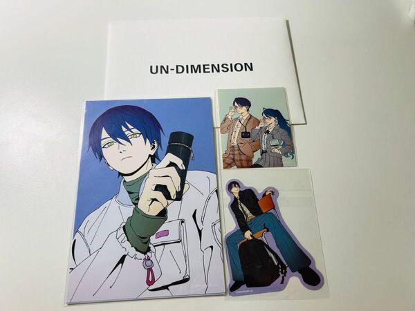 にじさんじ UNDIMENSION 剣持刀也 天宮こころ ステッカーポストカード