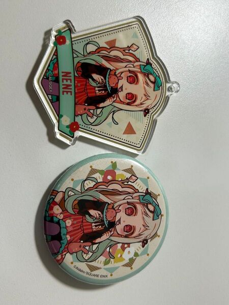 地縛少年花子くん みんなでお茶会 八尋寧々 缶バッジ アクリルキーホルダー
